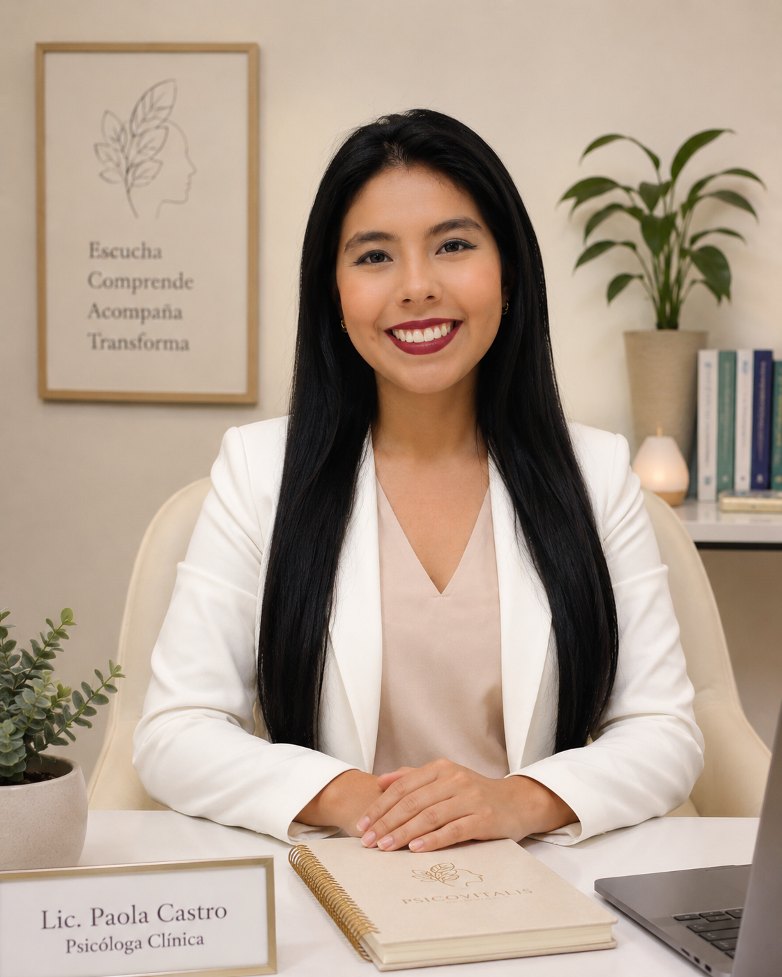 Licenciada Paola Castro psicóloga clínica especialista en terapia online
